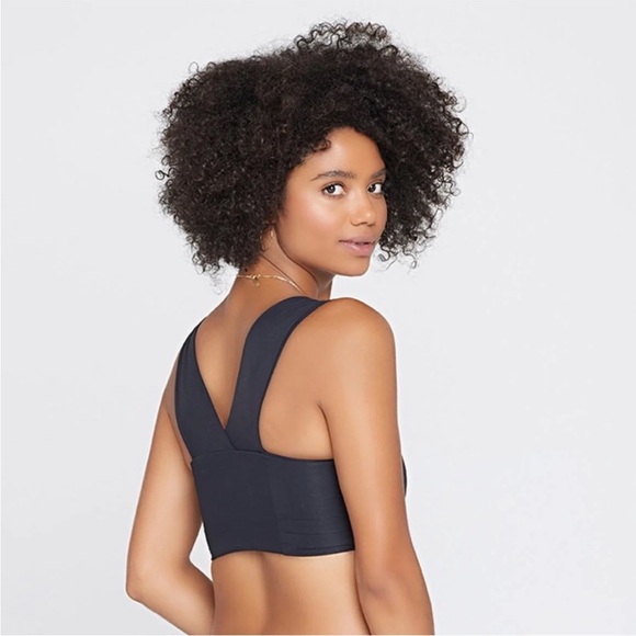 NWT L*Space Reversible Parker Bikini Top in Black | Revolve Bikini - Picture 4 of 12